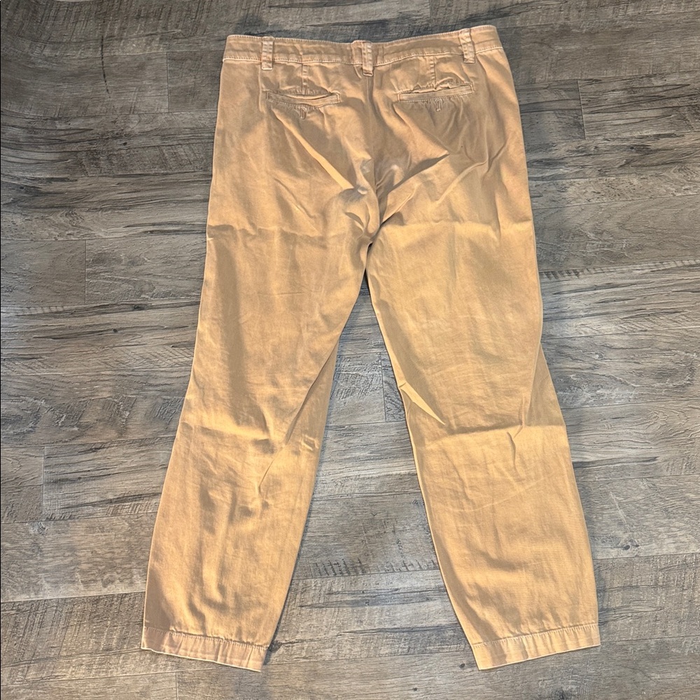 Anthropologie Chino Relaxed Fit Tan Pants - Size 27 - Picture 3 of 7
